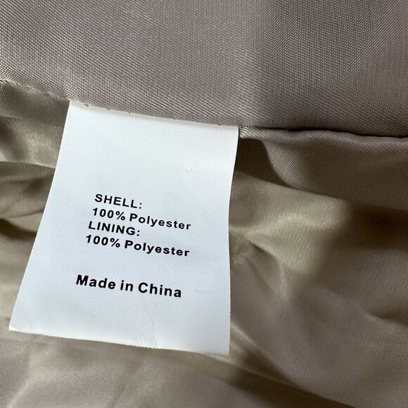 Gray Quilted Vest Jacket Full Zip Womens Small Pockets Mid Neck Puffer Preppy - Picture 7 of 16